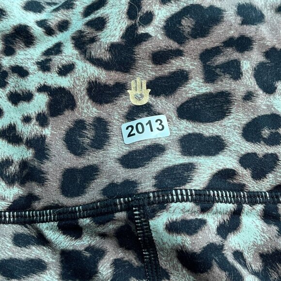 Spiritual Gangster Cheetah Workout Biker‎ Shorts Hi-Waist Pull On Brown Women 32 - Picture 5 of 8